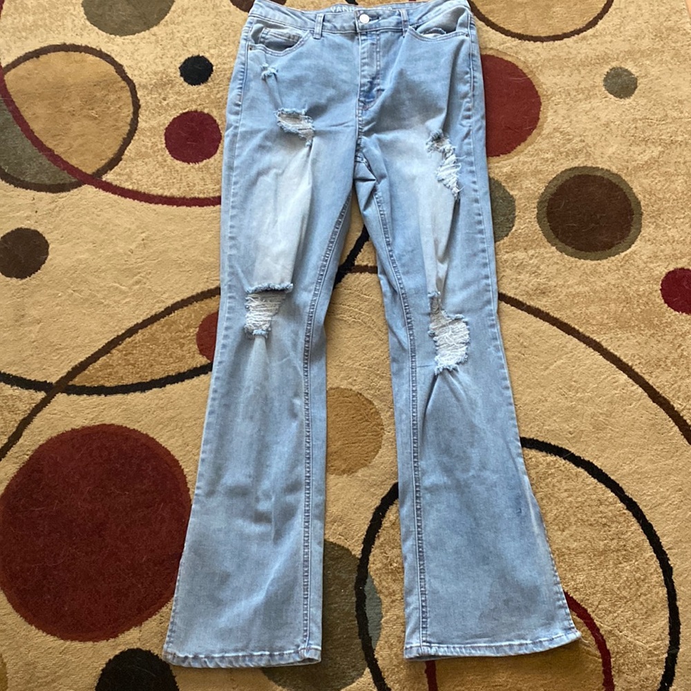 Vanilla Star Skinny Kick Flare Jeans / Size 13